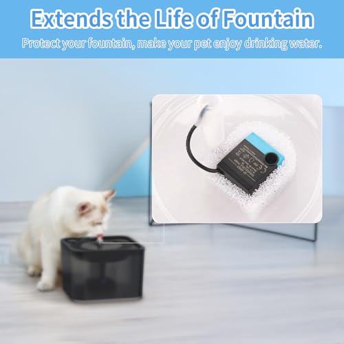 24 pcs Cat Water Fountain Replacement Foam Filters for PetSafe Drinkwell Ceramic and Stainless Steel Pet Fountains (24 Count)