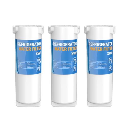XWF (Not XWFE) Water Filter Replacement for ge XWF Water Filter, Replacement for ge WR17X30702 GBE21 GDE21 GDE25 GFE24 GFE26 GNE21 GNE25 GNE27 GNE27 GWE19 GYE18 Filter | 3pack (2 Count)