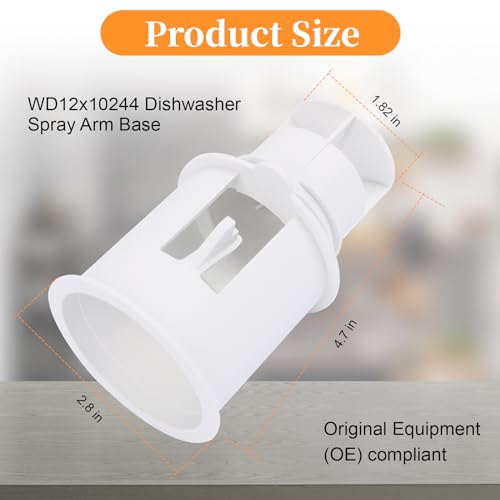 WD12X10244 Lower Spray Arm Base Replacement for GE Dishwasher