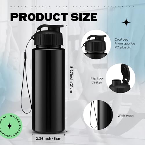 30 water Bottles Bulk (30 Count)