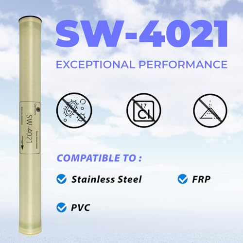 SW 4021 Seawater Desalination Reverse Osmosis Membrane 4" x 21"