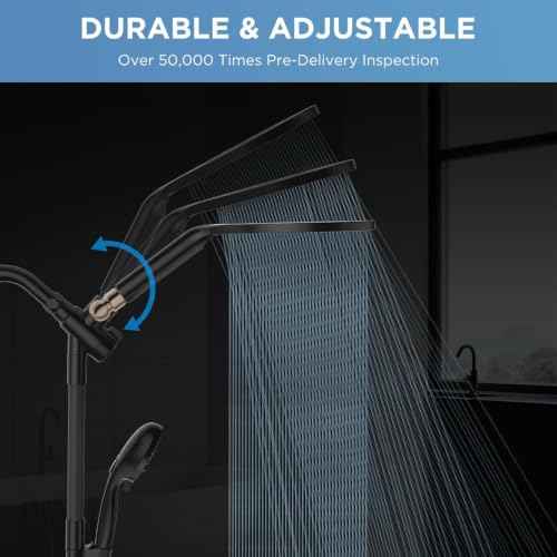 Dual Handheld Shower Head Combo