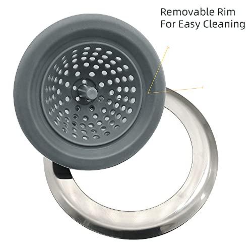 Kitchen Set of 2 Sink Strainers