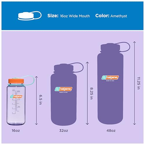 16 oz Wide Mouth Water Bottle