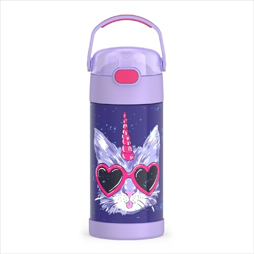 FUNTAINER Water Bottle with Straw