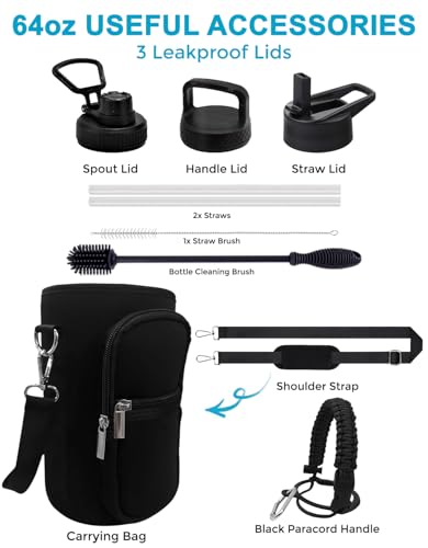 Travel Water Bottle with Carrying Bag
