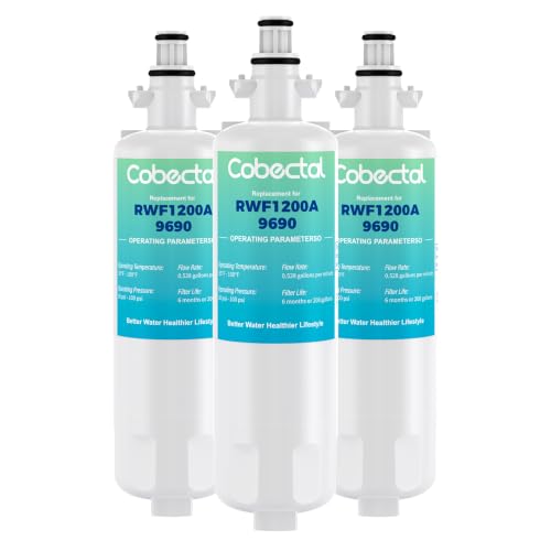 Adq360061 Water Filter Replacement for LG Lt700p Adq36006101 Lfds22520s (3 Count)