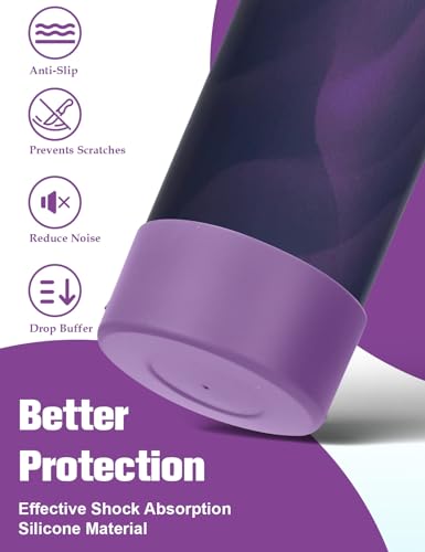 2PCS Silicone Boot for Owala FreeSip Water Bottle 24oz (2 Count)