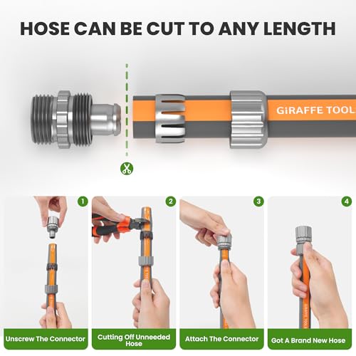 5FT Garden Hose Lay Flat Lightweight Flexible Water Hose