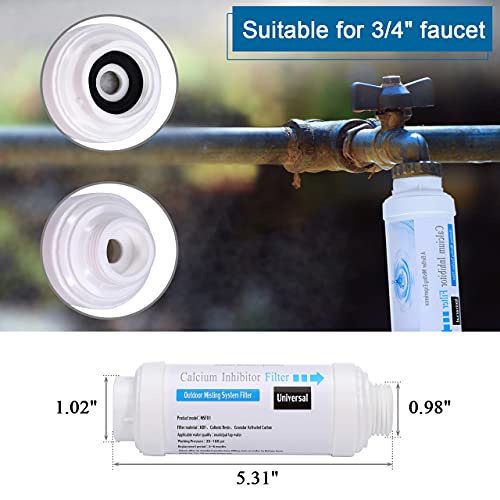 4 Pieces Calcium Inhibitor Filter (4 Count)