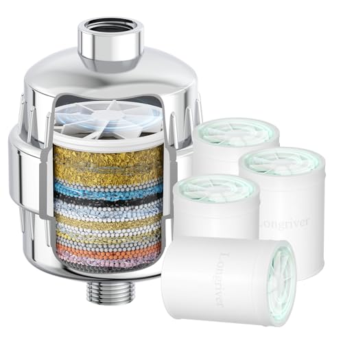 R7 Shower Filter with 4 Replacement Cartridges