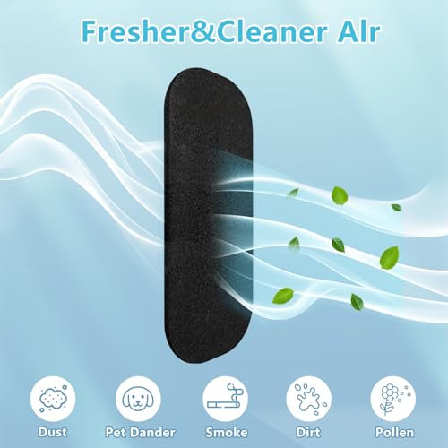 12 Pack Activated Carbon Ceiling Fan Filters (12 Count)