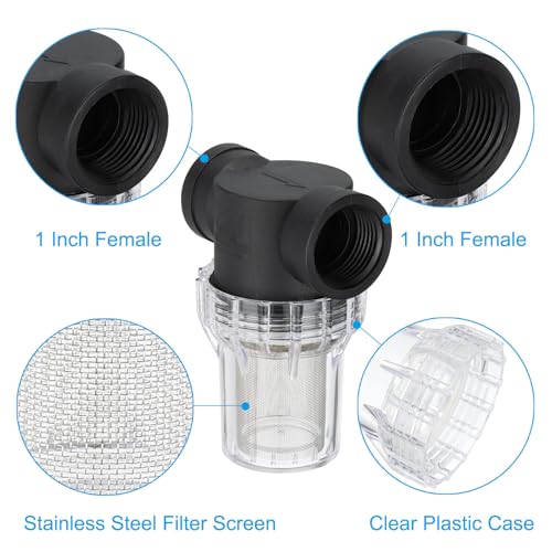 1/2" Male in-Line Strainer with 200 Mesh Filter Screen