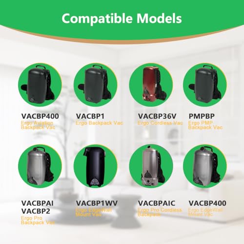 12 Pack VACBP6 Bags Compatible with 8 (12 Count)
