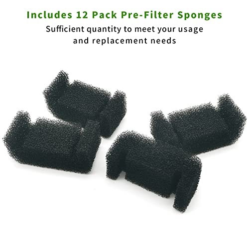 12 Pack Cat Water Fountain Sponge Filters