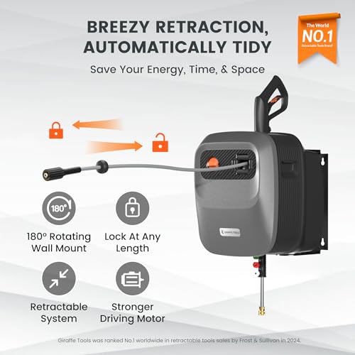 Grandfalls Retractable Wall Mount Pressure Washer G20