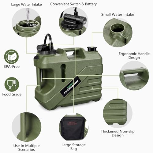 Portable Shower for Camping with Integrated Design