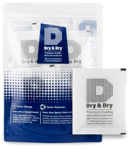 20 Gram[30 Packets] Silica Gel Packets Desiccant Packs Silica Gel Packs Silica Packets