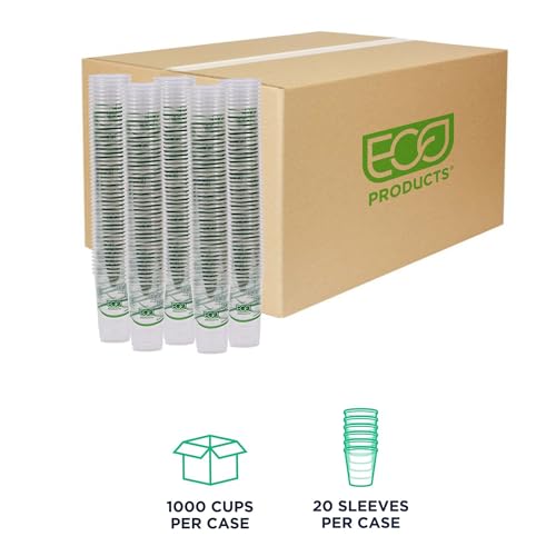 GreenStripe Clear Disposable Cold Cups (1000 Count)