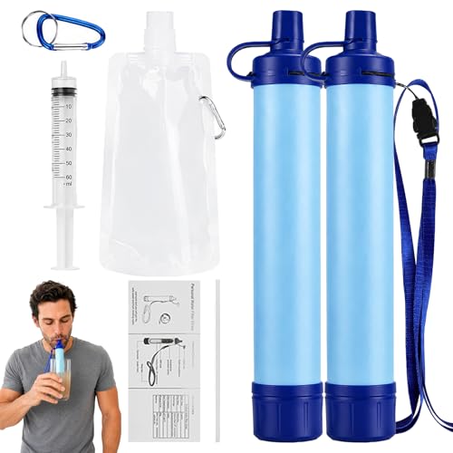 Emergency Water Filter Straw (2 Count)