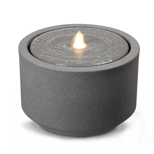 10.23” H Outdoor Water Fountain Made with Eco