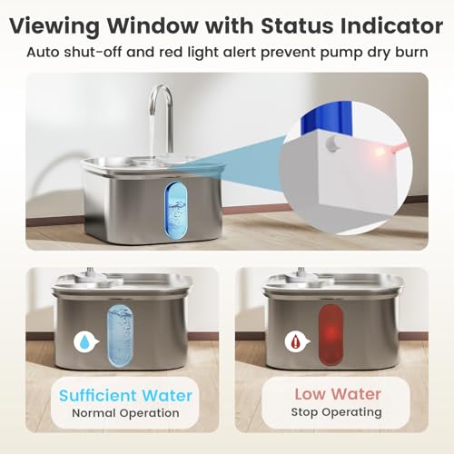 Cat Water Fountain Stainless Steel