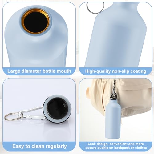 12 Pcs Aluminum Water Bottles Bulk Reusable Bottles (12 Count)
