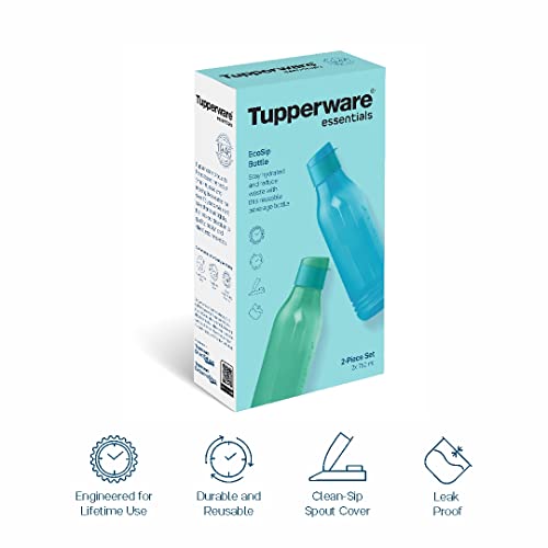ECO SIP Triangular Water Bottles (2 Count)