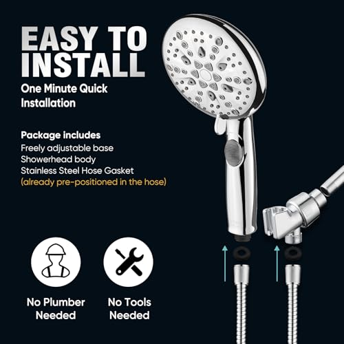 9 Spray Modes Handheld Shower Head