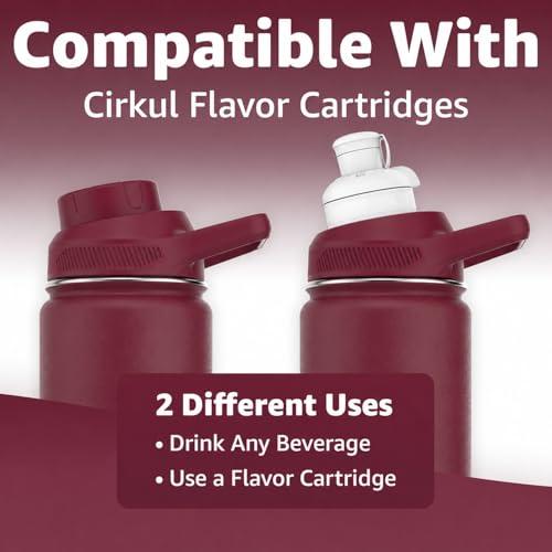 Water Bottle Compatible With Popular Flavor Cartridges