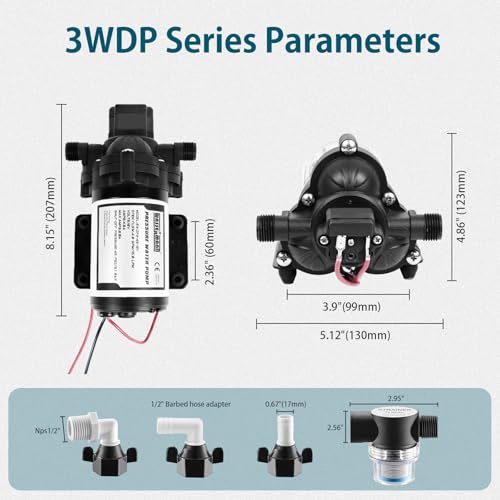 RV Pump 12V Self