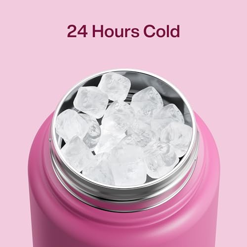 Insulated Water Bottle with Straw Stainless Steel Water Bottle