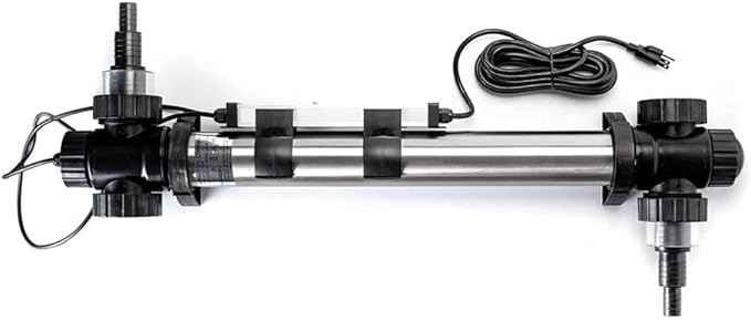 Jecod Jebao STU-75 Stainless Steel UVC Clarifier 75-watt for Fish Pond Water Fountain