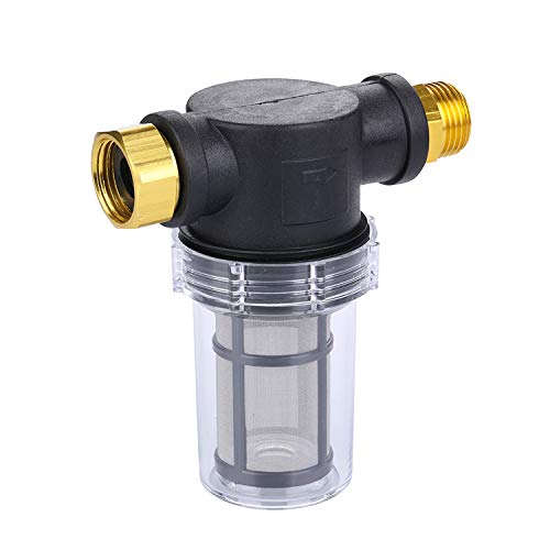 Sediment Filter Attachment Line Water Hose Filter with 100 mesh Stainless Mesh Screen