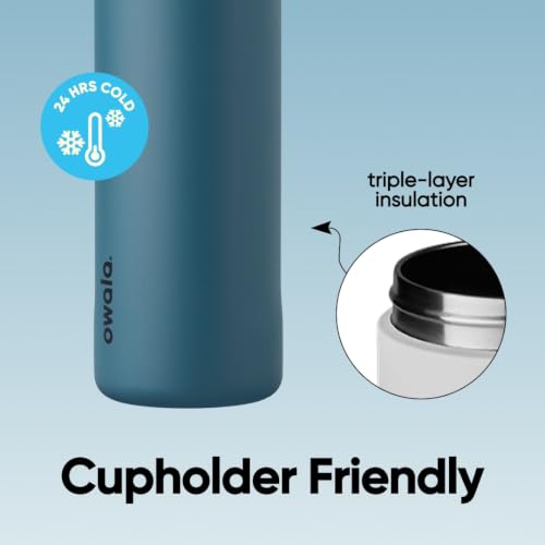 FreeSip Stainless Steel Water Bottle 24 oz Denim