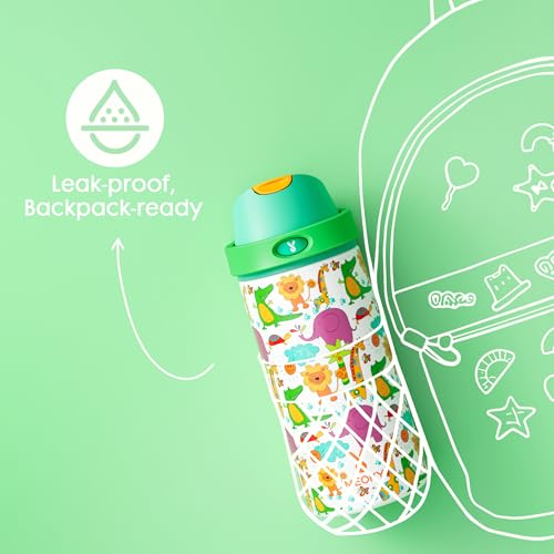 18 oz Kids Water Bottle for School