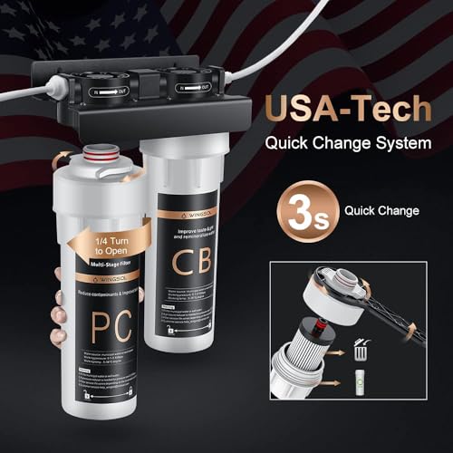Water Filter for Sink with Faucet