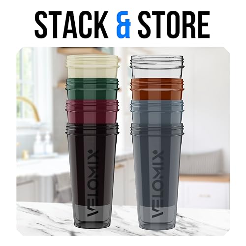 8 Pack 28oz Protein Shaker Bottle for Protein Mixes (8 Count)