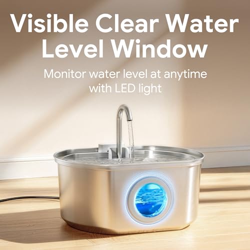 Cat Water Fountain Stainless Steel
