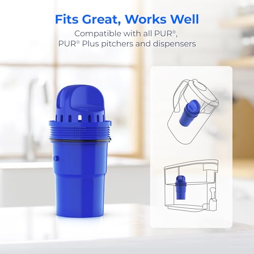 Pitcher Water Filter Replacement for PUR® Filter PPF900Z (4 Count)