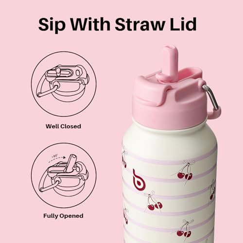 32oz Insulated Water Bottle with Pill Box