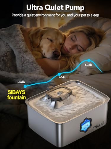 4Gal 15L Dog Water Fountain