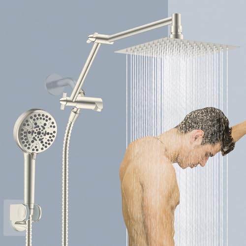 Metal Rain Shower Head with Handheld