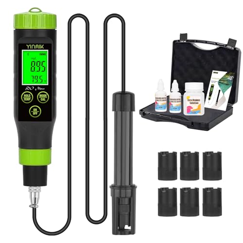 Smart Dissolved Oxygen Meter Portable DO Meter for Pond Aquarium