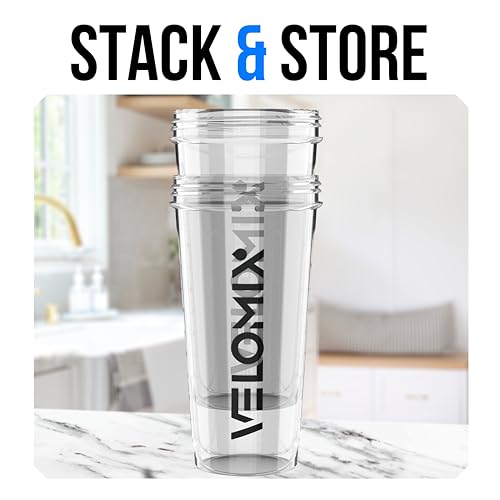 2 Pack 28oz Protein Shaker Bottle for Protein Mixes (2 Count)