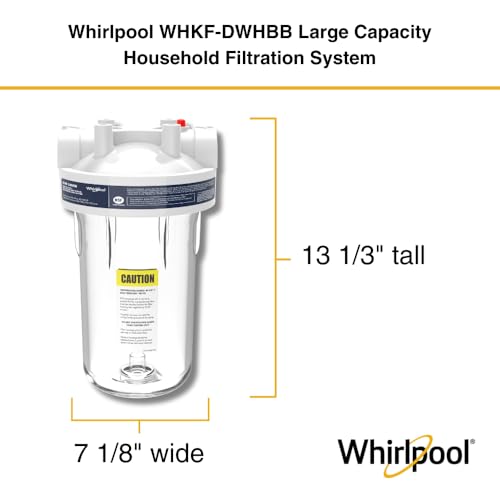 10" x 4.5" Large Capacity Whole House Water Filter System WHKF