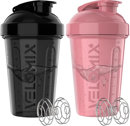 2 Pack 20oz Protein Shaker Bottle for Protein Mixes (2 Count)