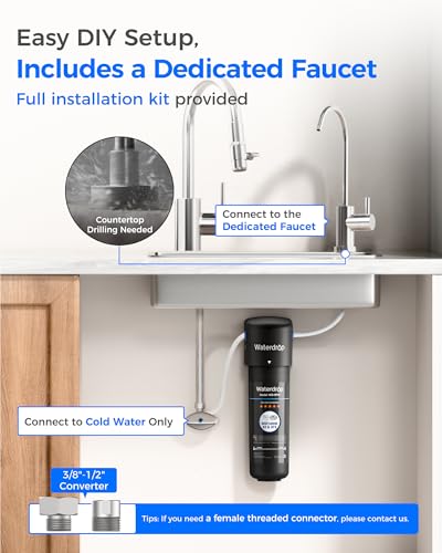 10UB Under Sink Water Filter System with Dedicated Faucet