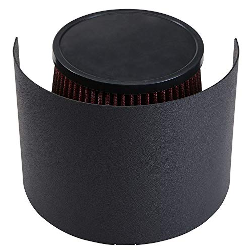 Universal Steel Air Filter Heat Shield Cover Burning Air Intake Filter Cover for 2.5