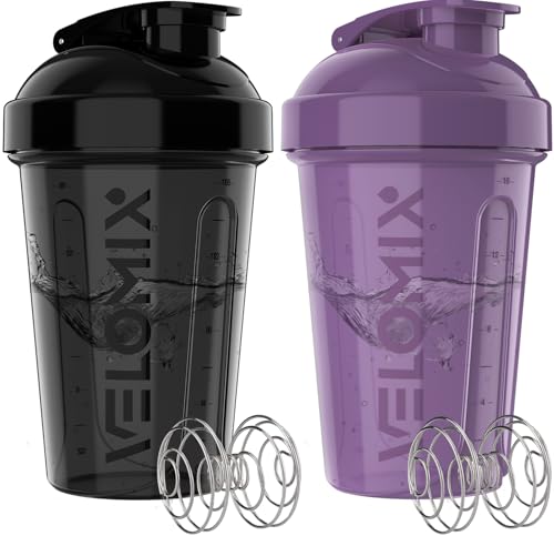 2 Pack 20oz Protein Shaker Bottle for Protein Mixes (2 Count)